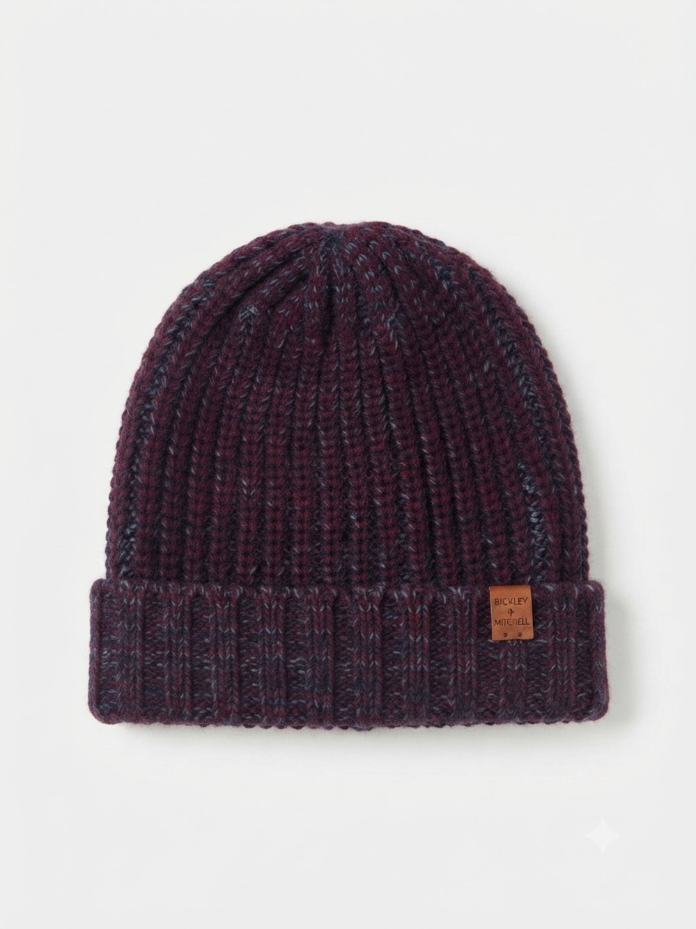 BRIXLEY & MITCHELL Marled Knit Beanie - Cabincore, fisherman, winter, cozy